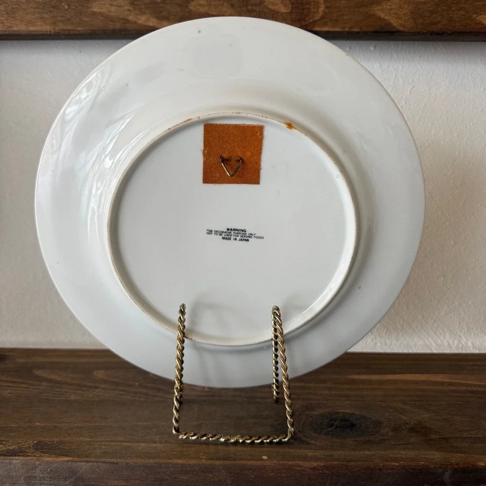 Vintage Washington DC Capitol Decorative Plate Made in Japan Souvenir Wall Decor